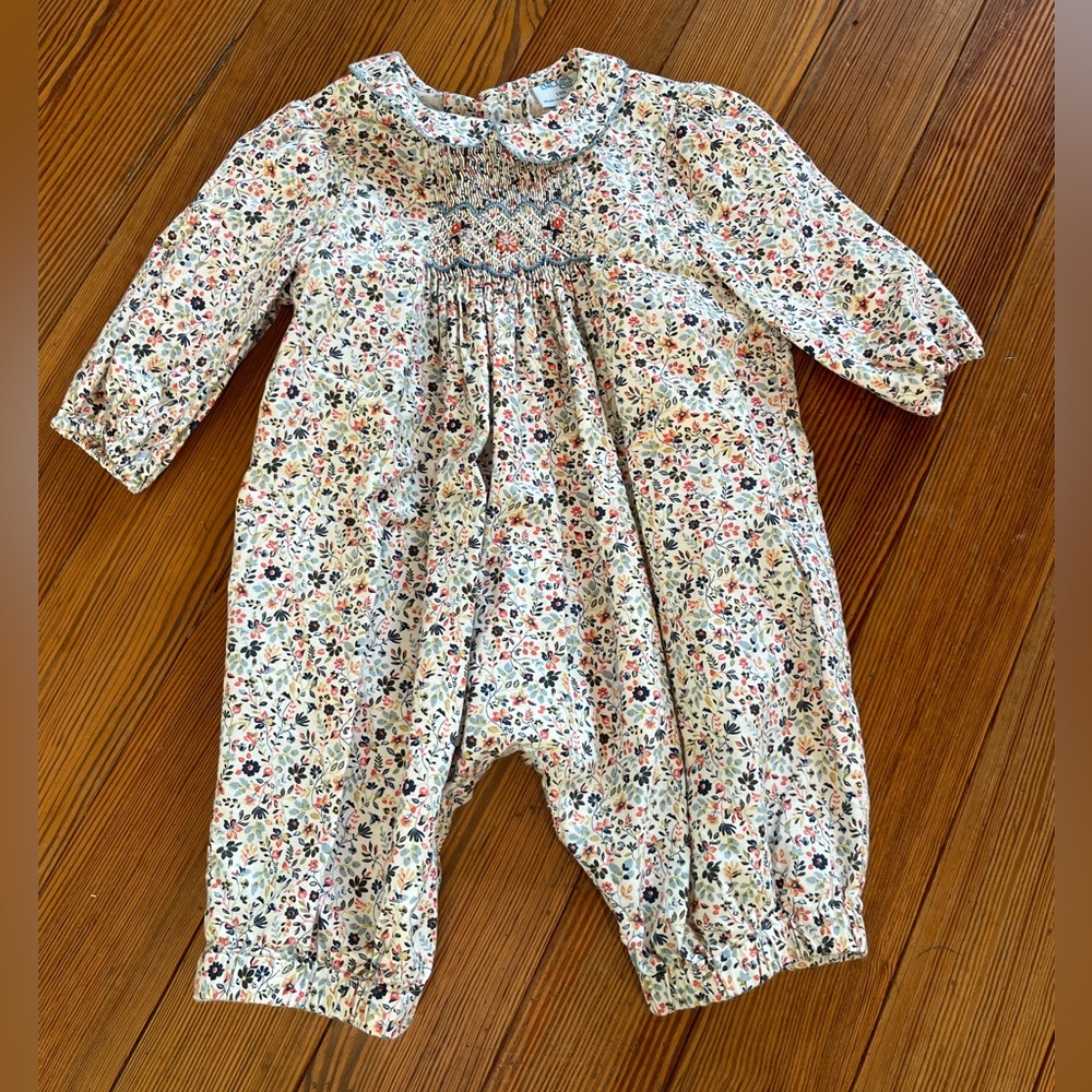 Luli & Me Multicolor Floral Footie